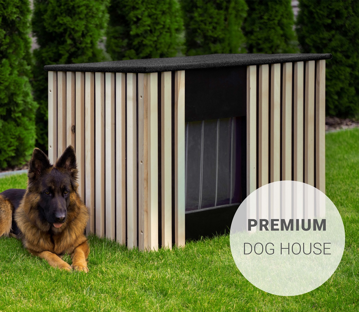 OUTENTIN Premium XL insulated dog house